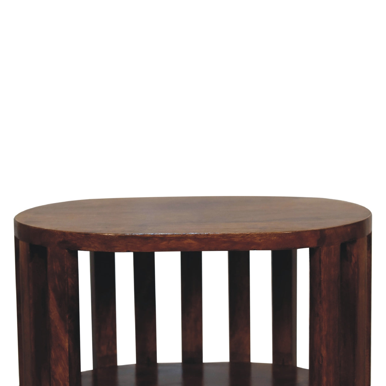 Ariella Double Shelf Chestnut Bedside